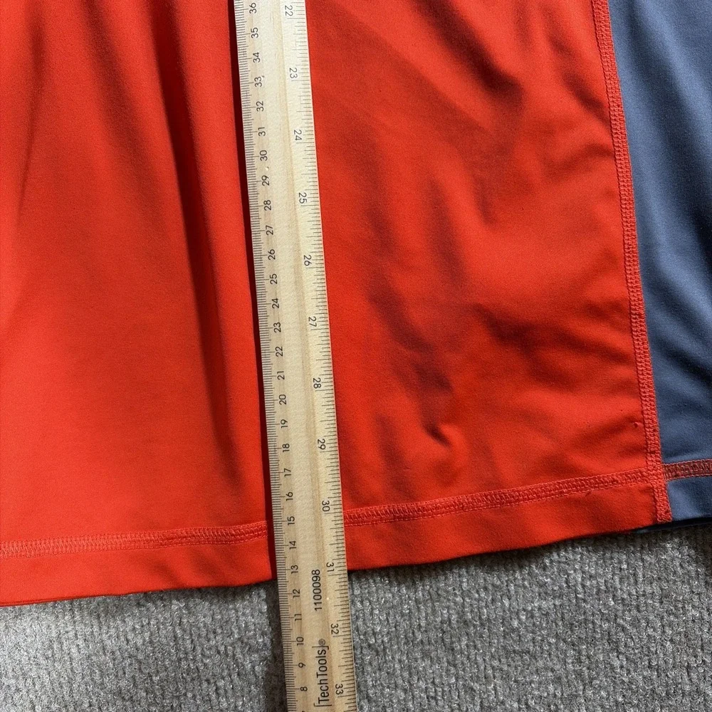 The North Face Men's Athletic Workout T Shirt Orange And Gray Size XXL
